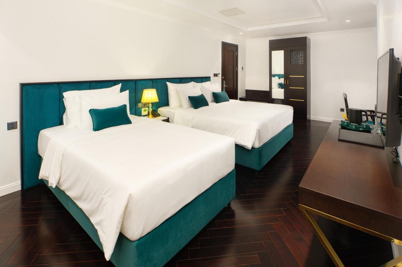 The Almin Hotel Ha Long Bagian luar foto
