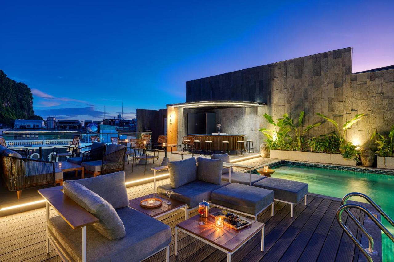 The Almin Hotel Ha Long Bagian luar foto