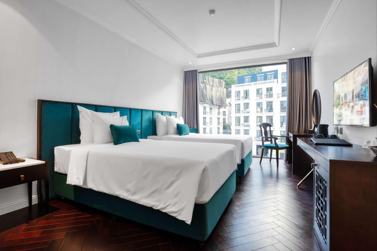 The Almin Hotel Ha Long Bagian luar foto